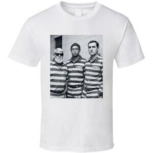 Woods Daly Scheffler In Prison Uniforms Golf Fan T Shirt